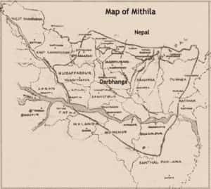Map of full mithila